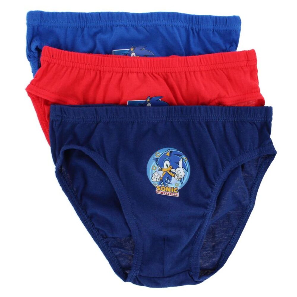 Textiel Trade Toddler Boy's Boy's Sonic Briefs (3 Pack)